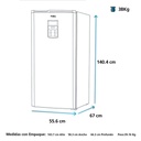 NEVERA MABE 235 LT RMU235NACG1 1PTA / COD.018720