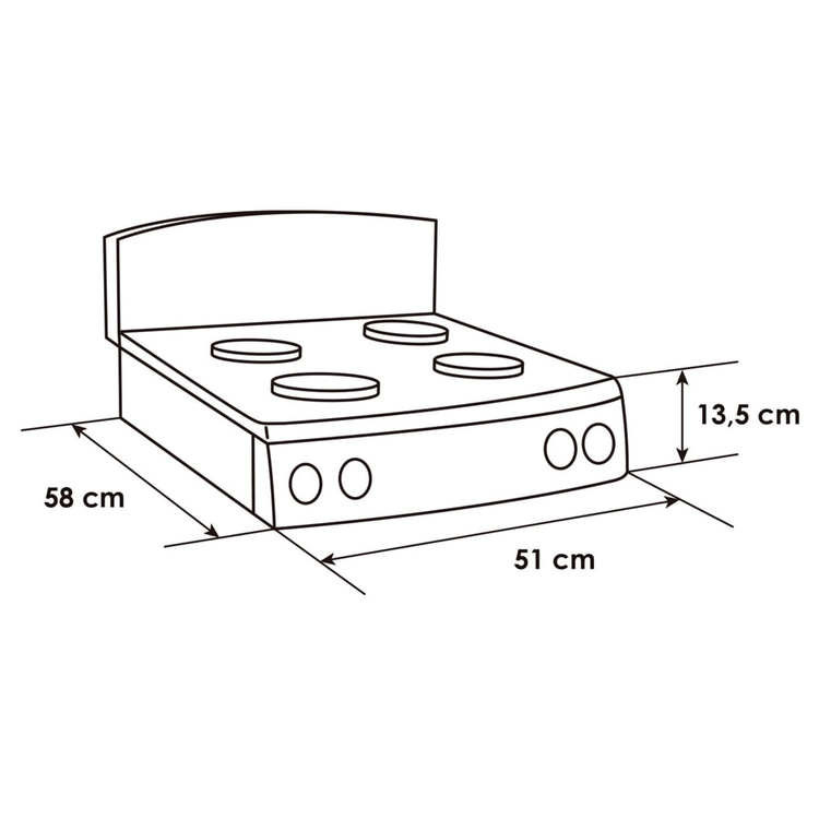 EST MESA SG 400-1 N QL 4 PUESTO GN / COD.018151