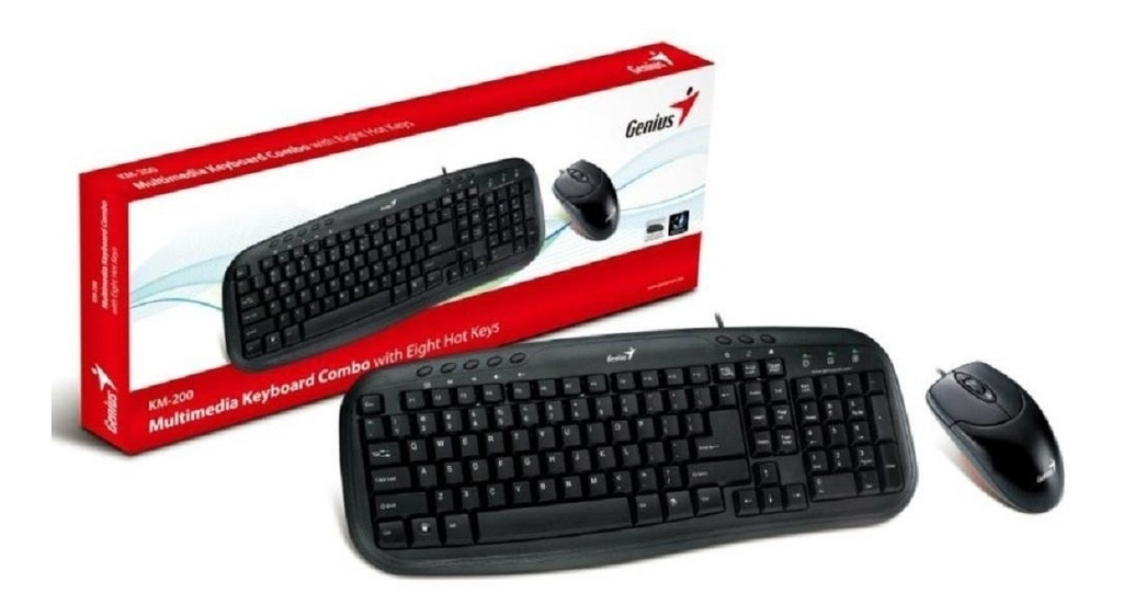 COMBO ALAMBRICO MOUSE/TECLADO GENIUS SMART