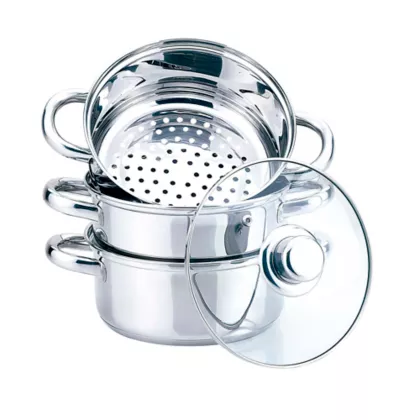 OLLA VAPORERA ACERO INOXIDABLE HOME / COD.024004