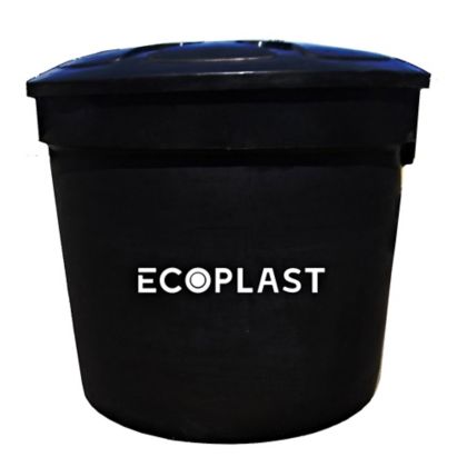 [110067] TANQUE ELEV 1000 LTS ECOPLAST NEGRO INT Y EXT MC